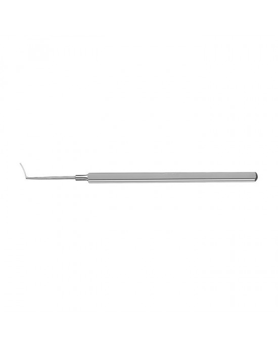 0.5mm diameter round spatula, stainless steel