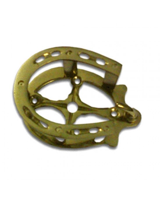 Horseshoe Bridle Shose. Brass Chrome Plated